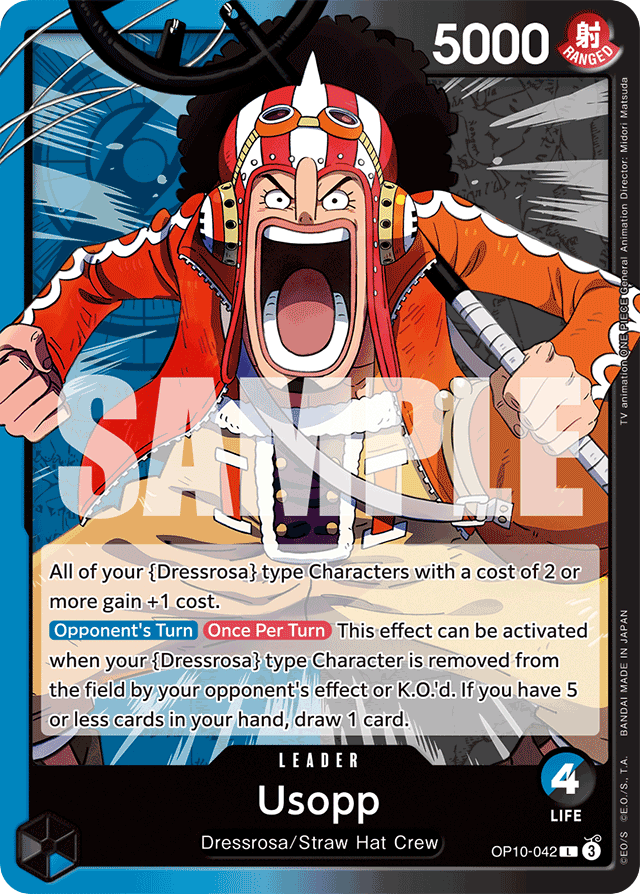 Usopp OP10-042 card, Royal Blood