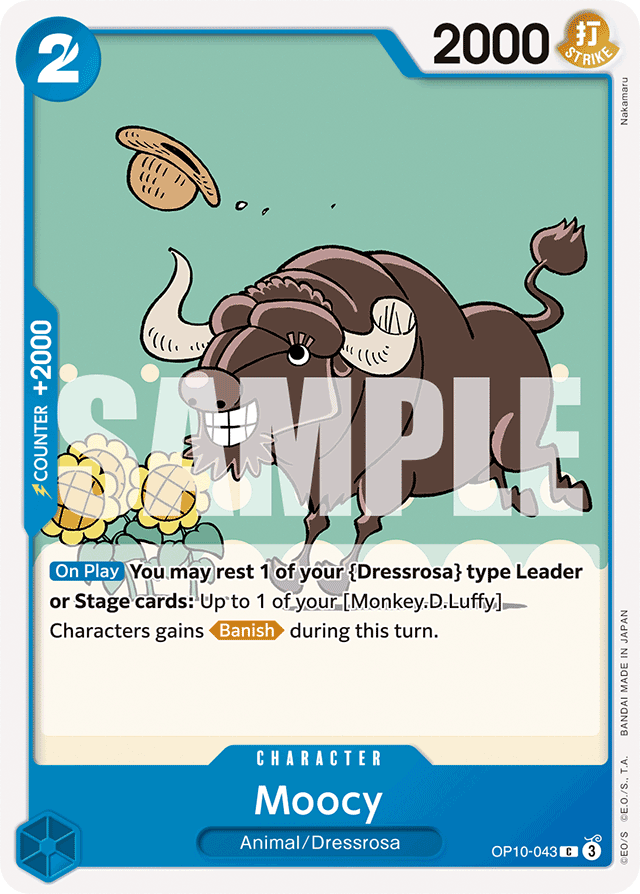 Moocy OP10-043 card, Royal Blood