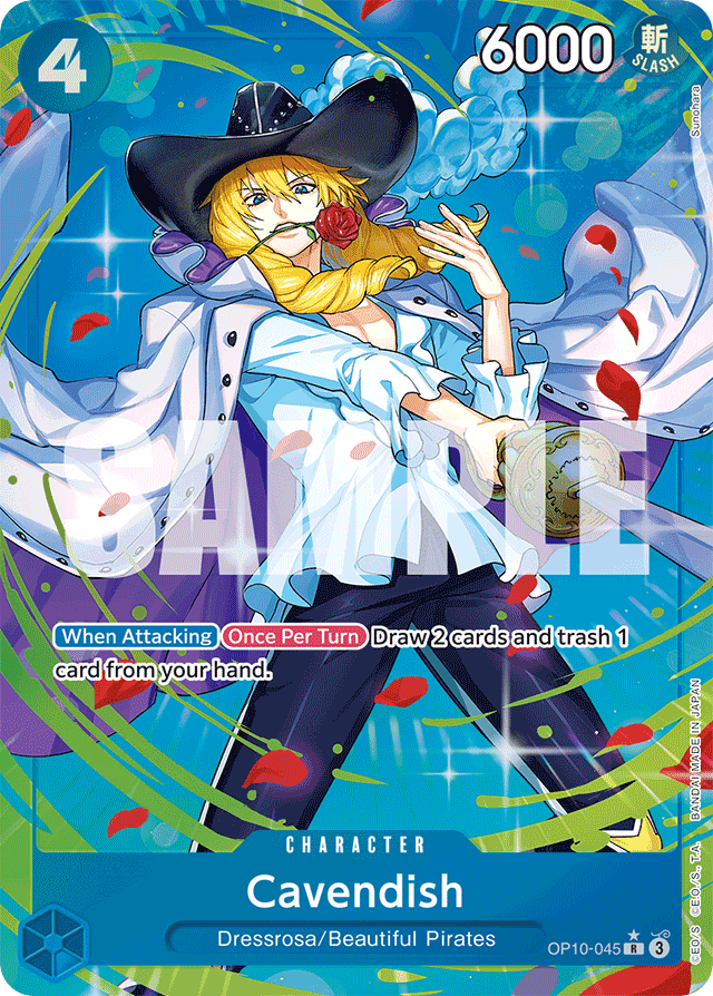 Cavendish OP10-045 Alt Art card, Royal Blood