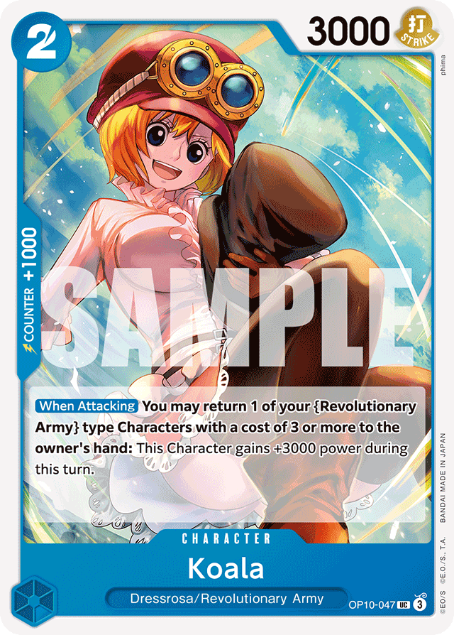 Koala OP10-047 card, Royal Blood