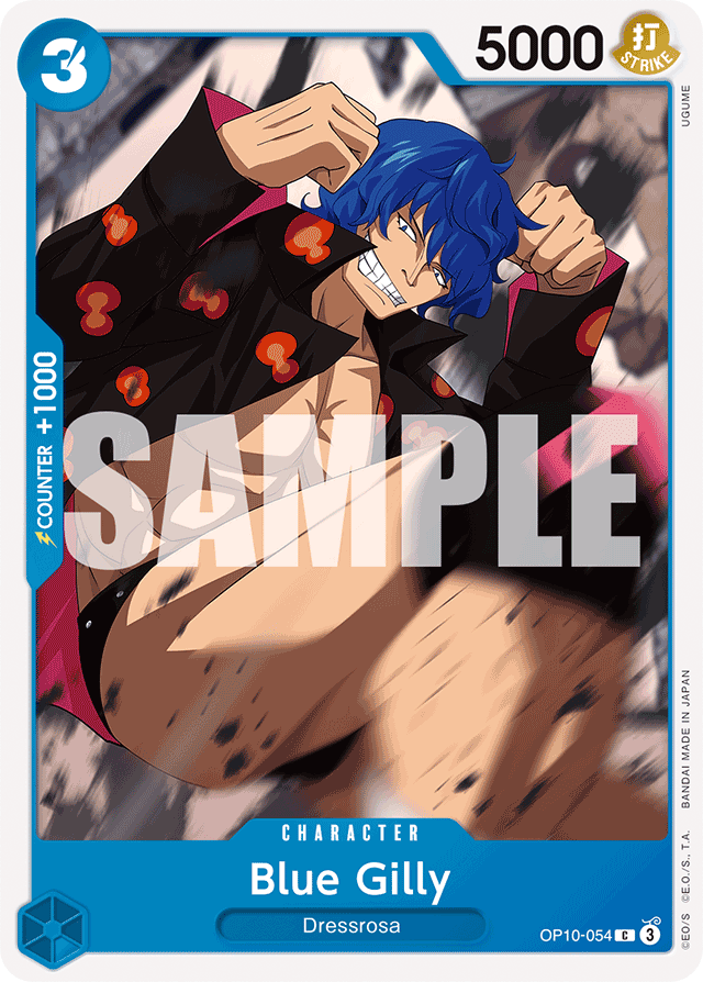 Blue Gilly OP10-054 card, Royal Blood