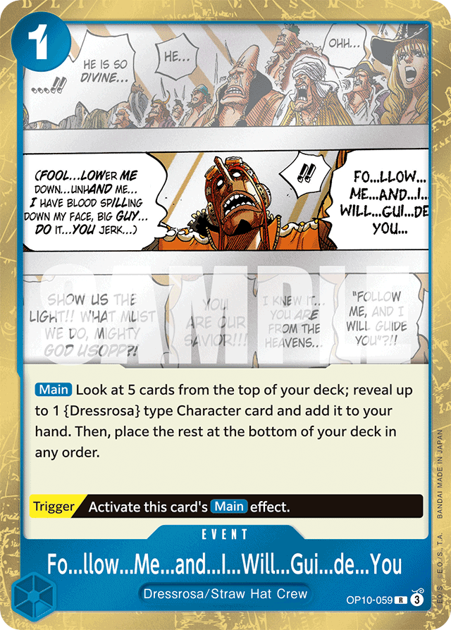 Fo...llow...Me...and...I...Will...Gui...de...You OP10-059 card, Royal Blood