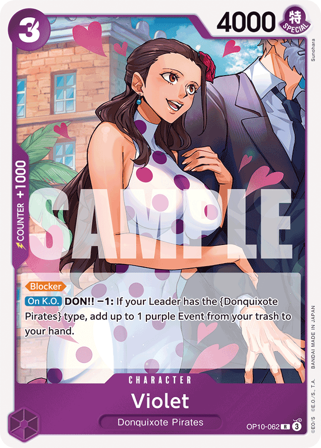 Violet OP10-062 card, Royal Blood