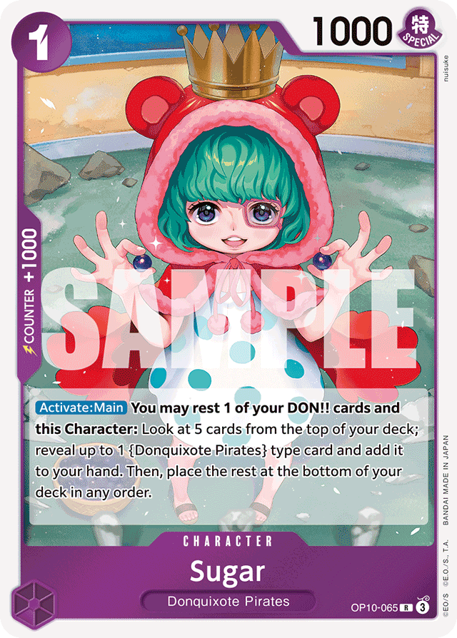 Sugar OP10-065 card, Royal Blood