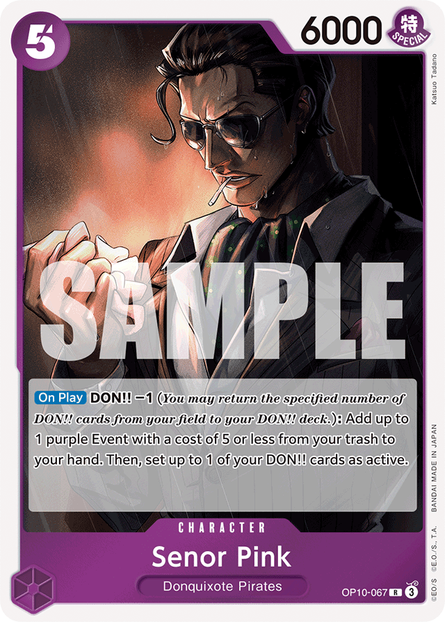 Senor Pink OP10-067 card, Royal Blood