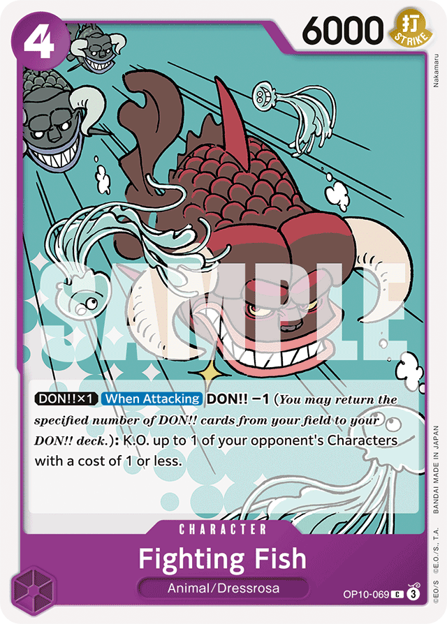 Fighting Fish OP10-069 card, Royal Blood