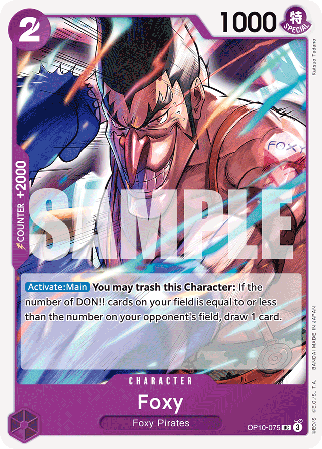 Foxy OP10-075 card, Royal Blood