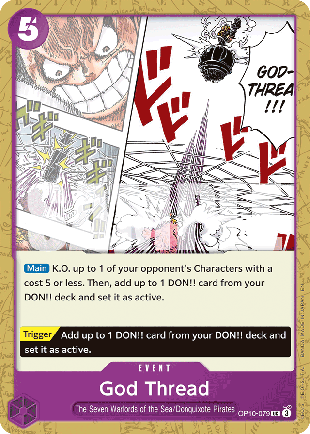 God Thread OP10-079 Reprint card, Royal Blood