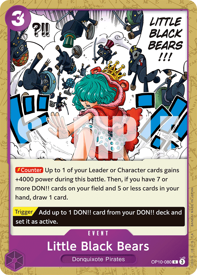 Little Black Bears OP10-080 card, Royal Blood