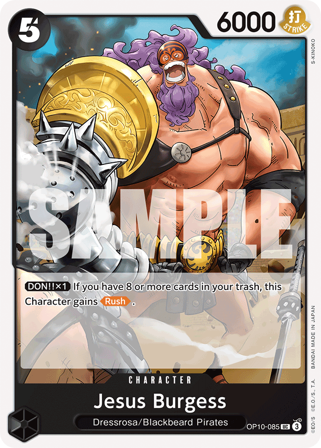 Jesus Burgess OP10-085 card, Royal Blood