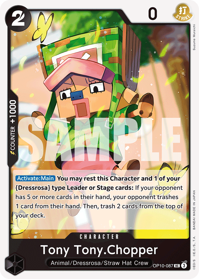 Tony Tony.Chopper OP10-087 card, Royal Blood