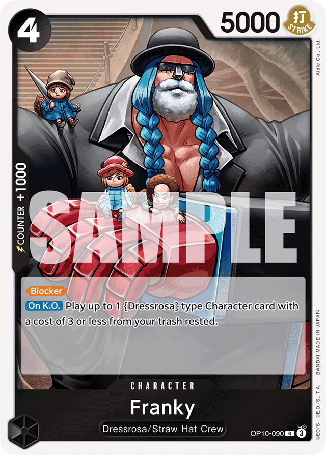 Franky OP10-090 card, Royal Blood