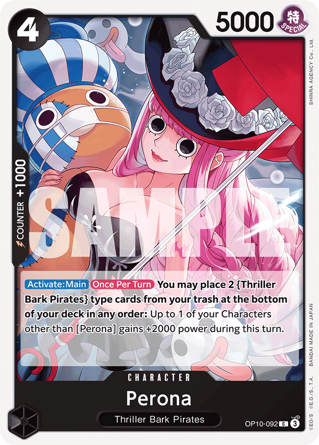 Perona OP10-092 card, Royal Blood