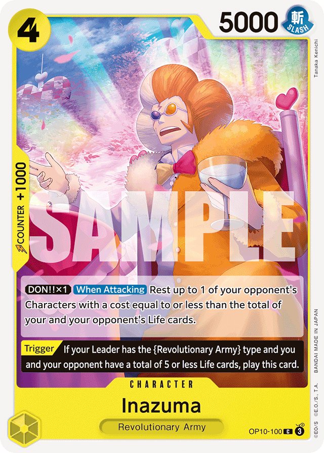 Inazuma OP10-100 card, Royal Blood
