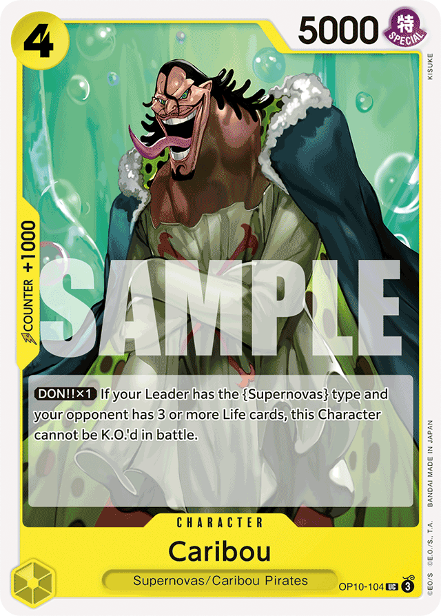Caribou OP10-104 card, Royal Blood