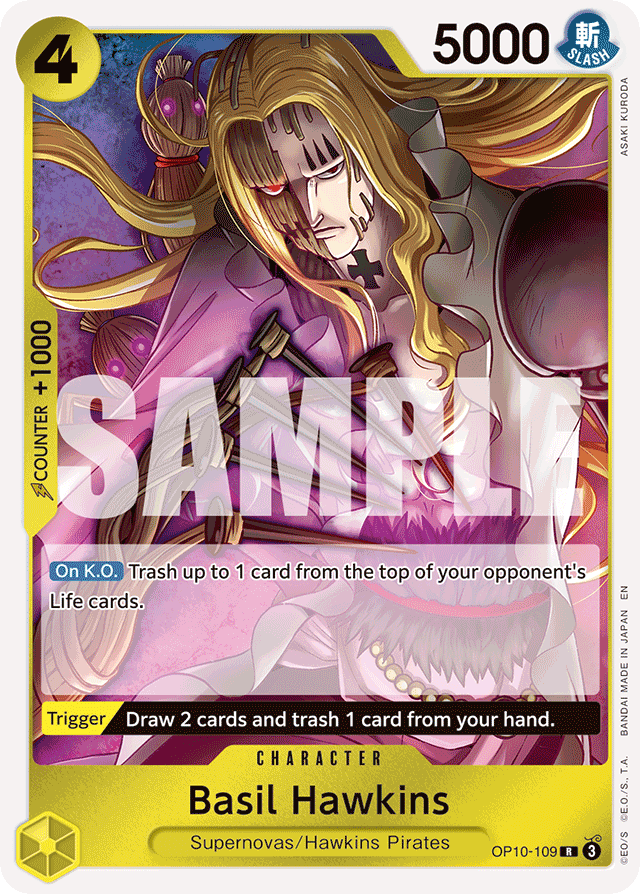 Basil Hawkins OP10-109 Reprint card, Royal Blood