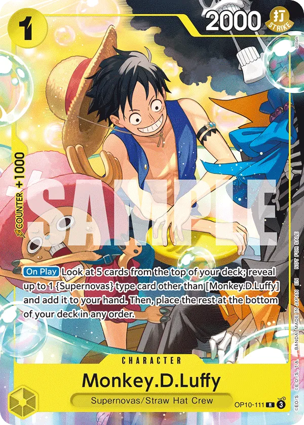 Monkey.D.Luffy OP10-111 Full Art card, Royal Blood