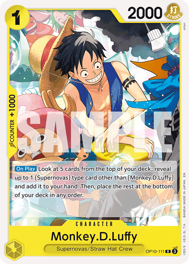 Monkey.D.Luffy OP10-111 card, Royal Blood