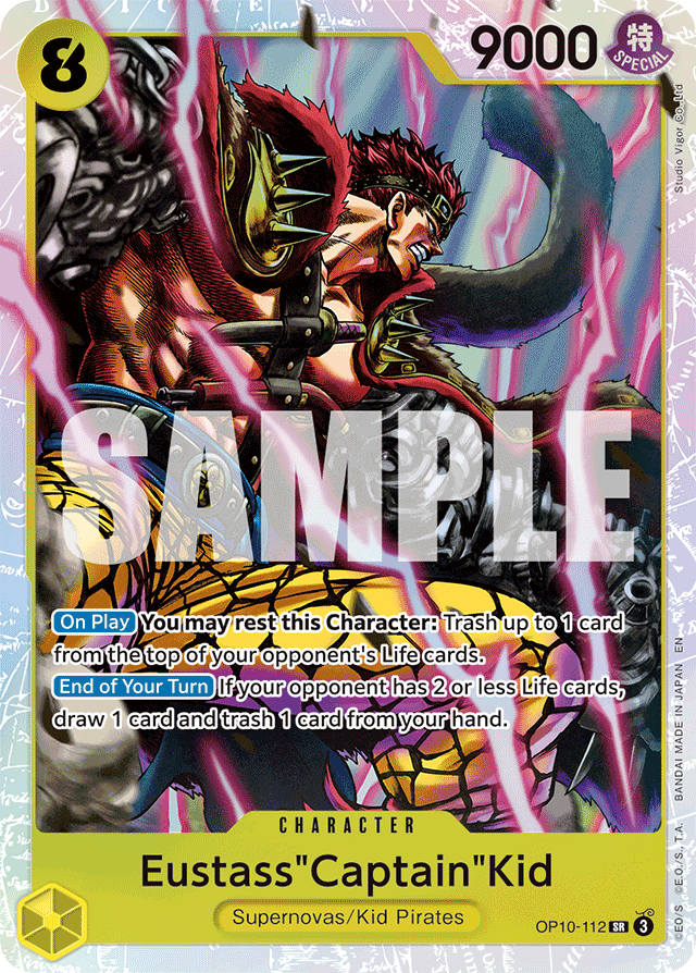 Eustass"Captain"Kid OP10-112 Reprint card, Royal Blood