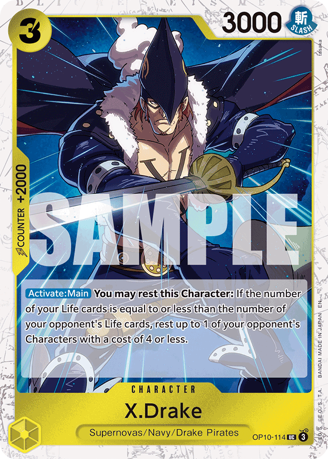 X.Drake OP10-114 Jolly Roger Foil card, Royal Blood