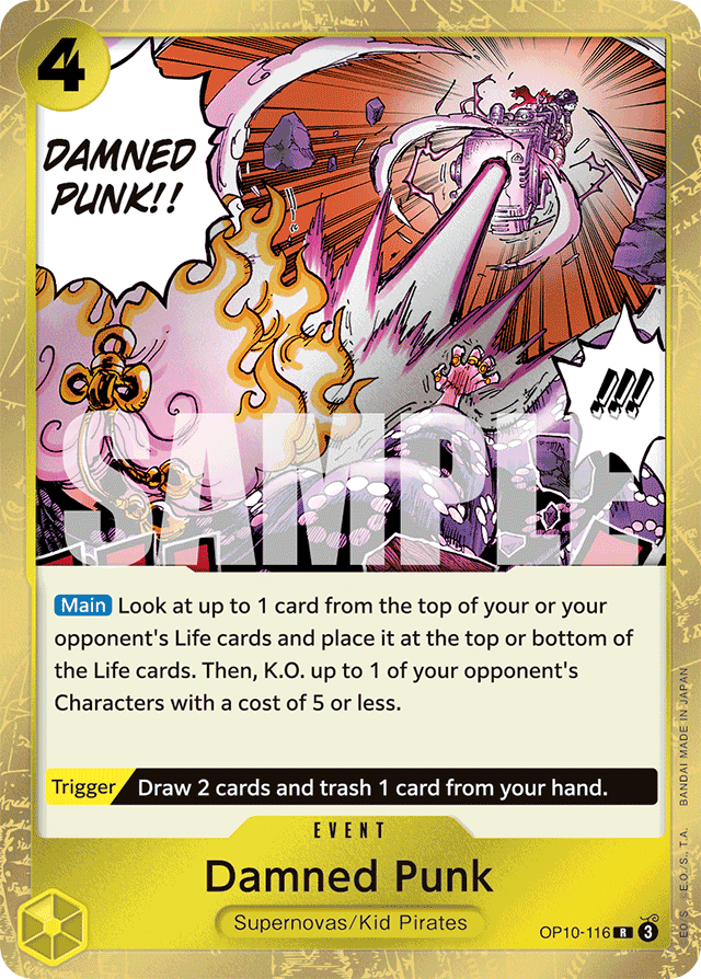Damned Punk OP10-116 card, Royal Blood
