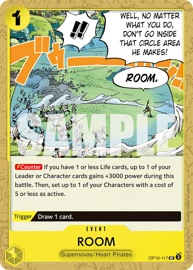 ROOM OP10-117 card, Royal Blood