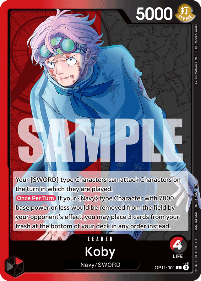 Koby OP11-001 card, A Fist Of Divine Speed