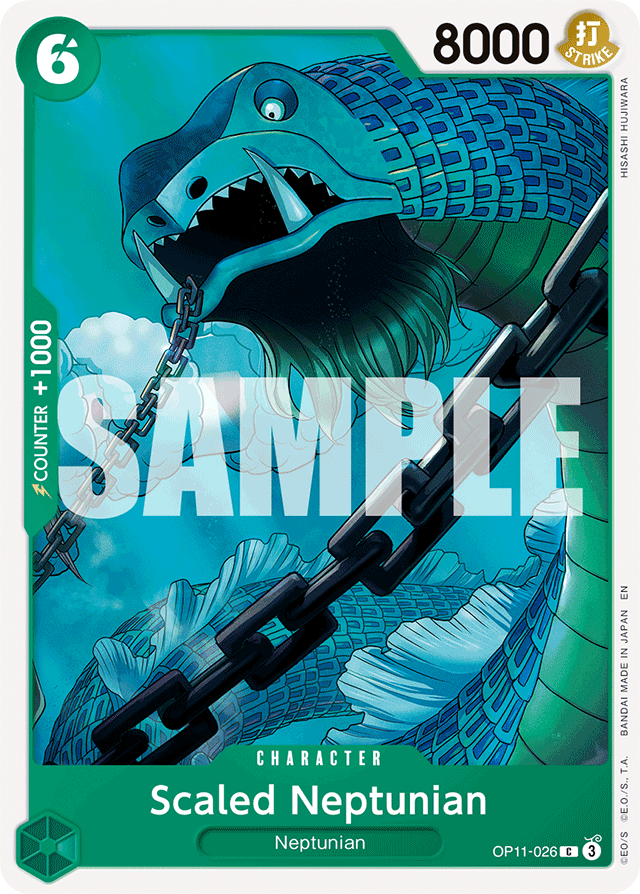 Scaled Neptunian OP11-026 card, A Fist Of Divine Speed