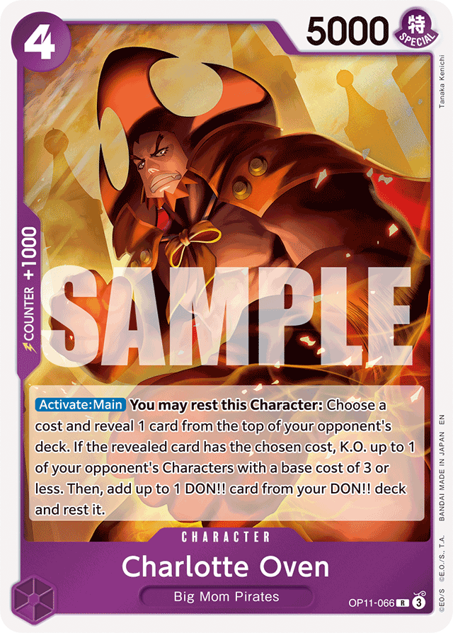 Charlotte Oven OP11-066 card, A Fist Of Divine Speed