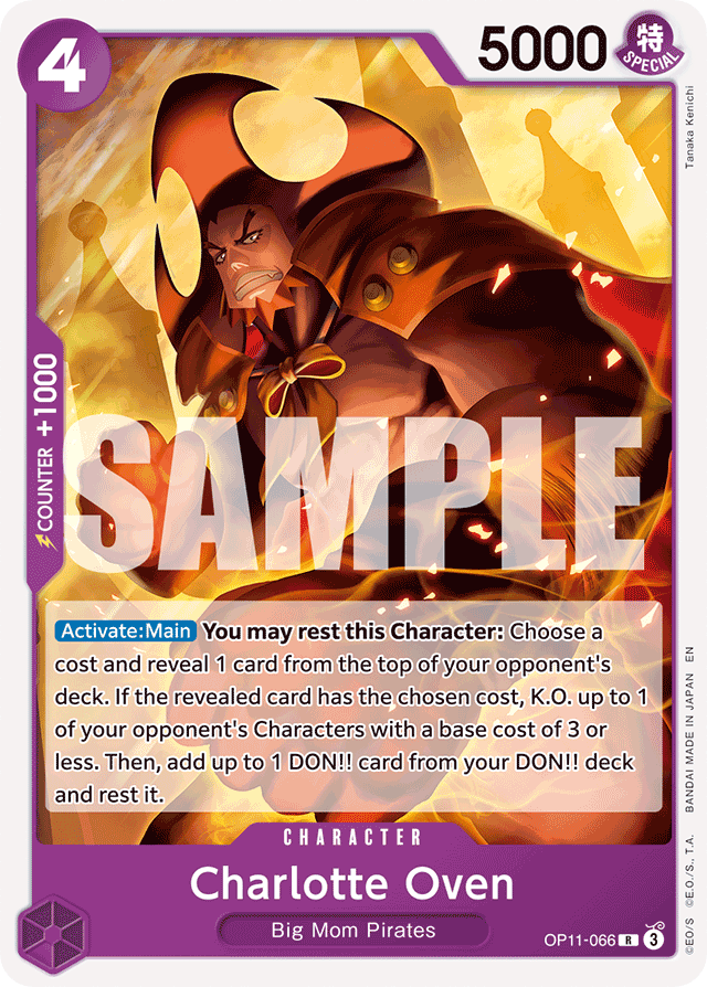 Charlotte Oven OP11-066 card, A Fist Of Divine Speed