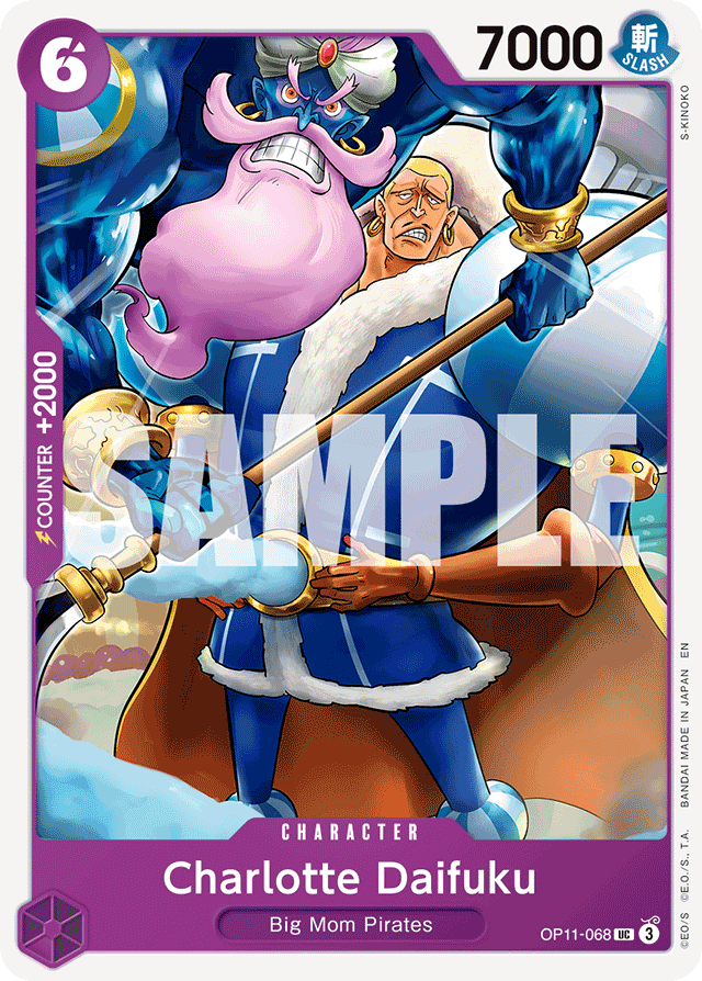 Charlotte Daifuku OP11-068 card, A Fist Of Divine Speed