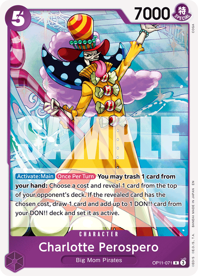 Charlotte Perospero OP11-071 card, A Fist Of Divine Speed