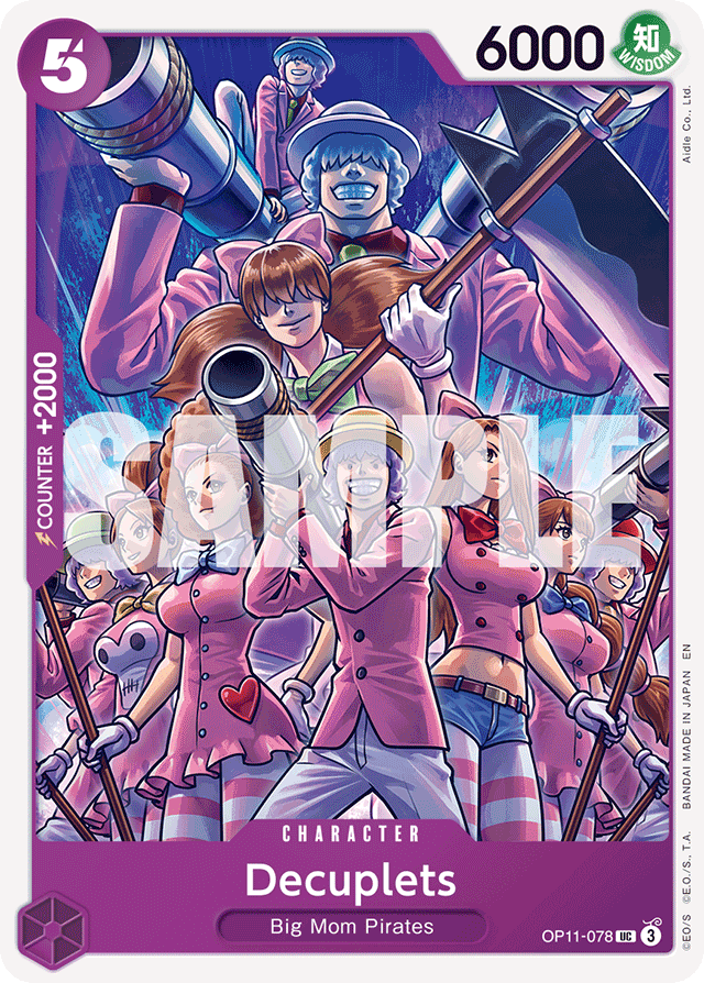 Decuplets OP11-078 card, A Fist Of Divine Speed