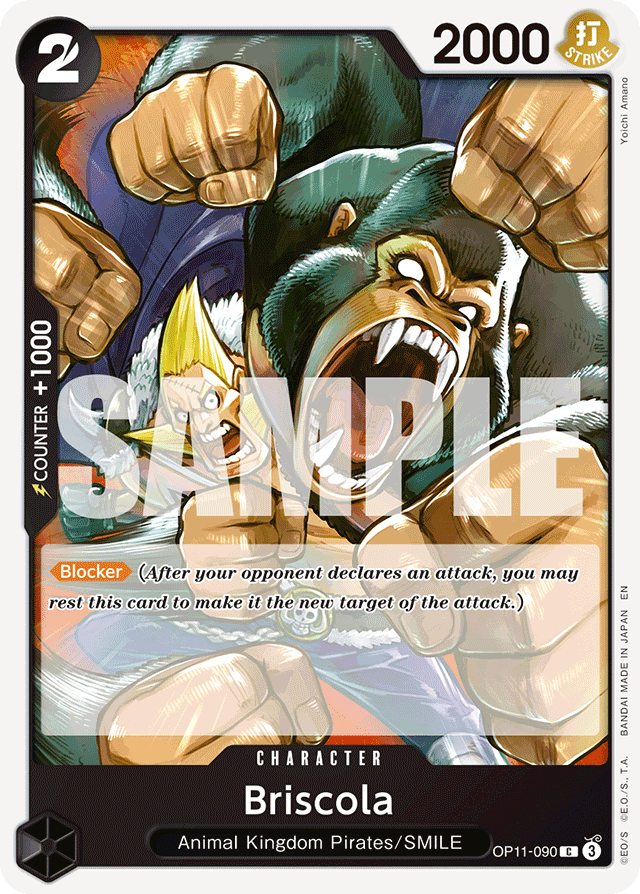 Briscola OP11-090 card, A Fist Of Divine Speed