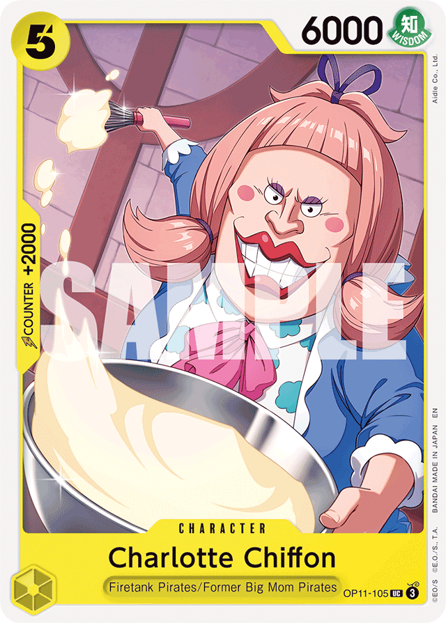 Charlotte Chiffon OP11-105 card, A Fist Of Divine Speed
