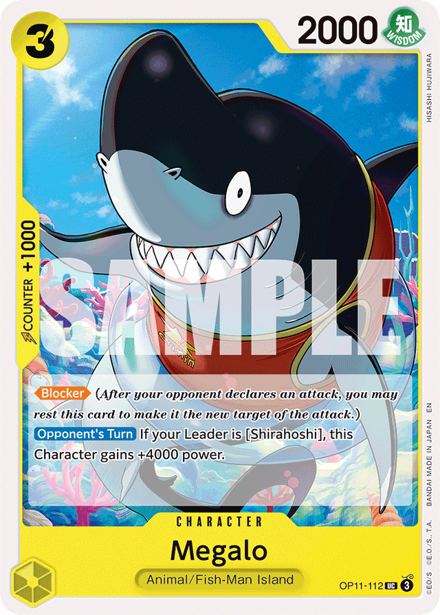 Megalo OP11-112 card, A Fist Of Divine Speed