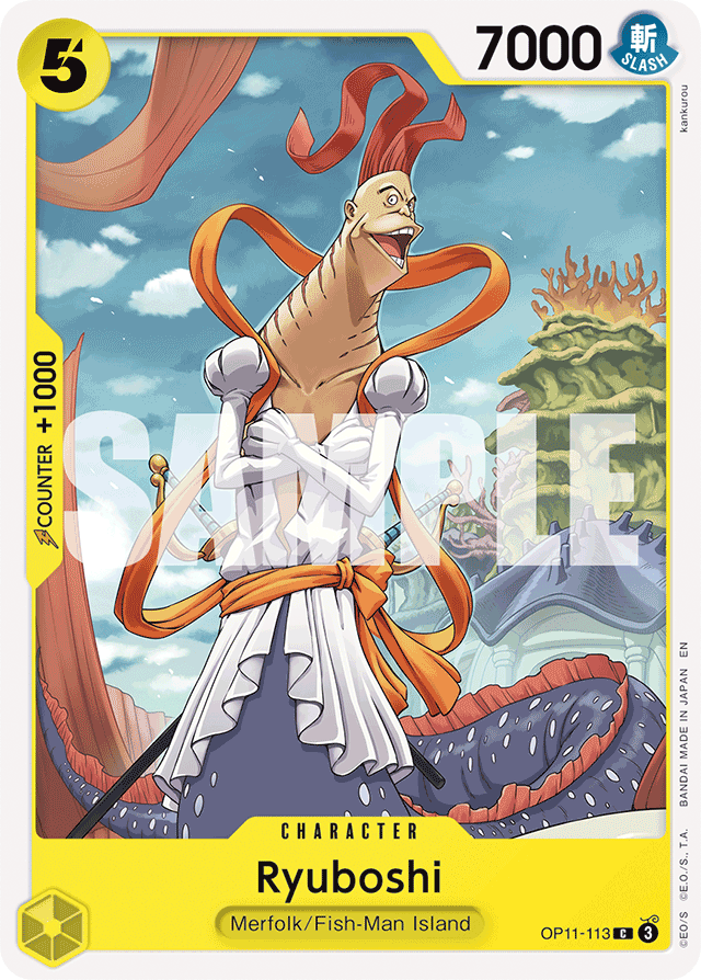 Ryuboshi OP11-113 card, A Fist Of Divine Speed