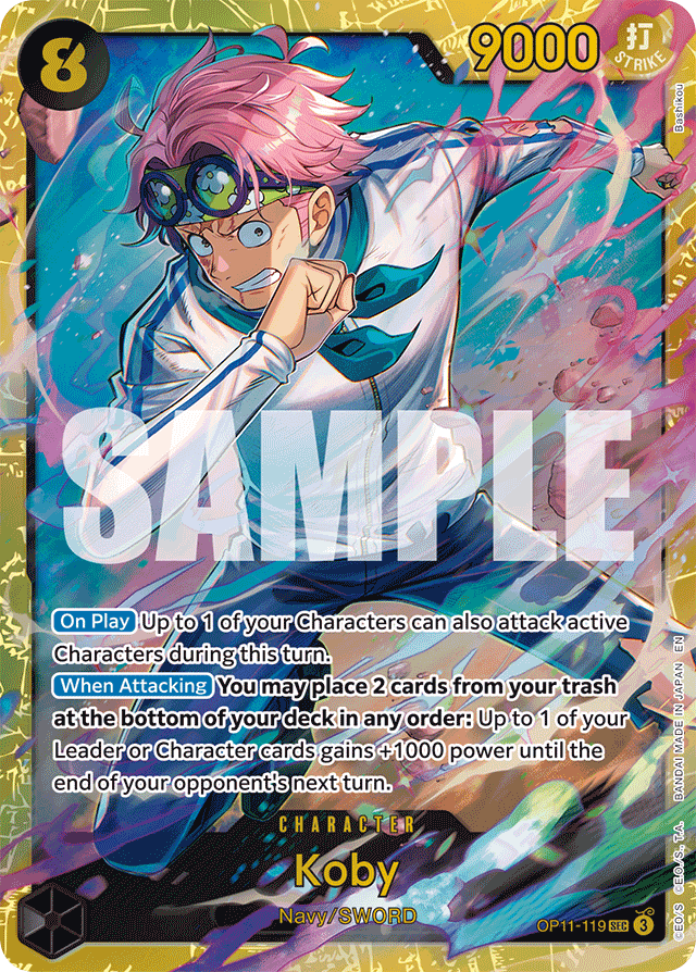Koby OP11-119 card, A Fist Of Divine Speed