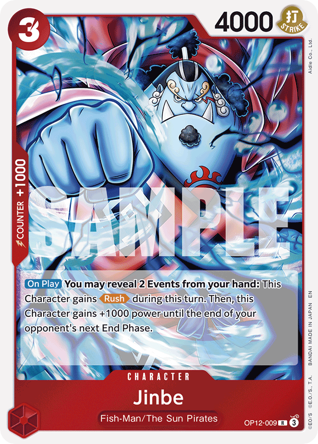 Jinbe OP12-009 card, Legacy of the Master