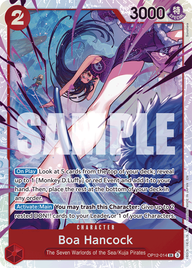 Boa Hancock OP12-014 card, Legacy of the Master