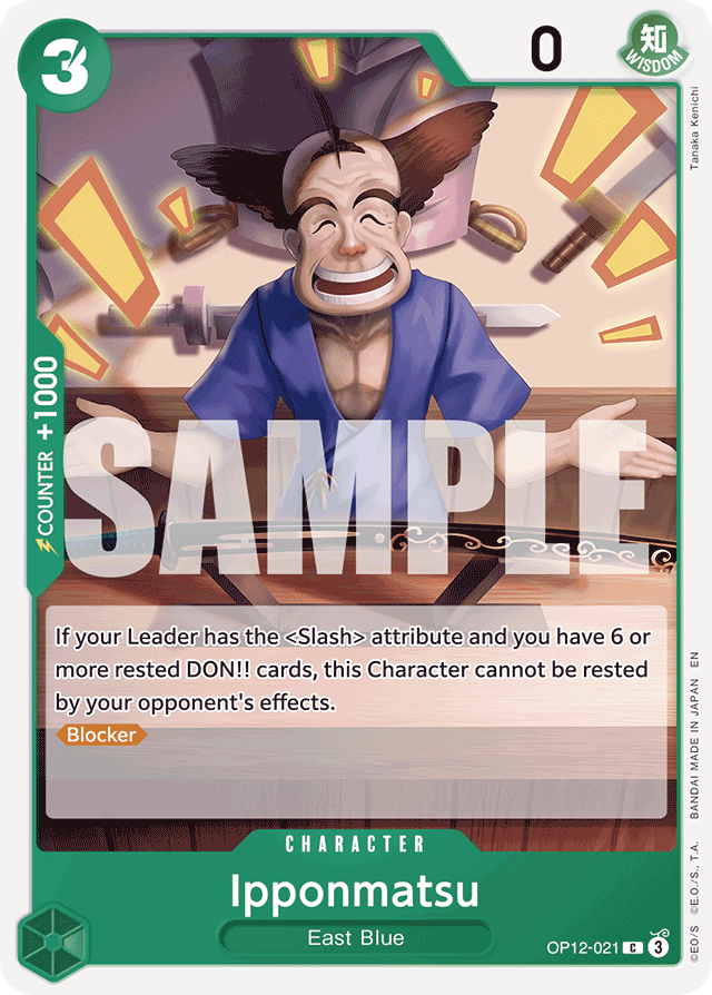 Ipponmatsu OP12-021 card, Legacy of the Master
