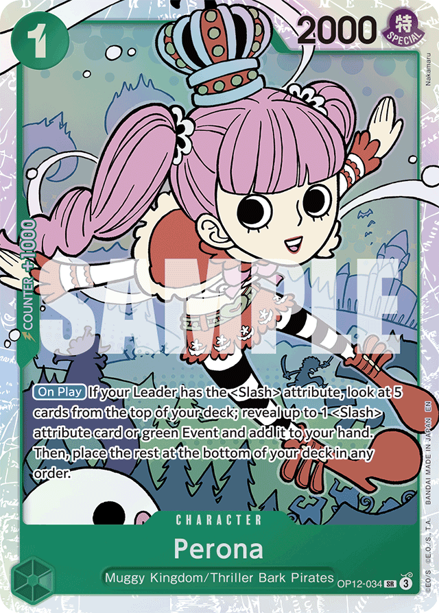Perona OP12-034 card, Legacy of the Master
