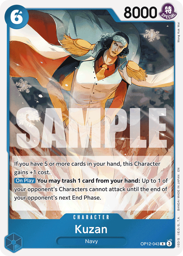 Kuzan OP12-043 card, Legacy of the Master