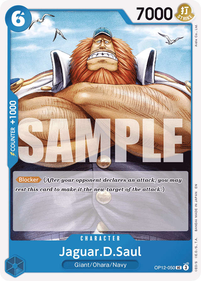 Jaguar.D.Saul OP12-050 card, Legacy of the Master