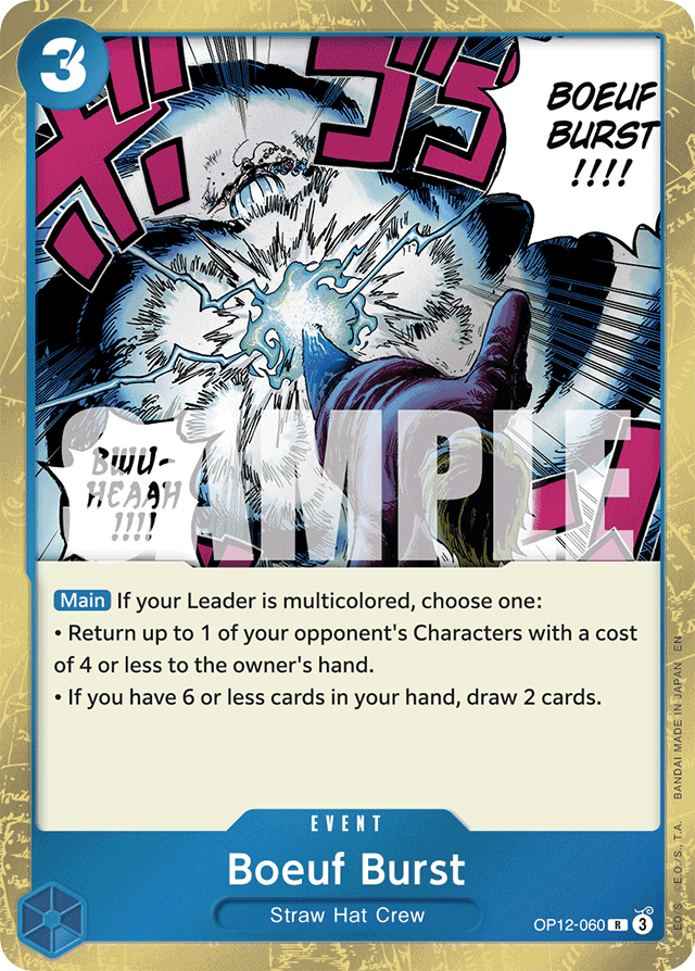 Boeuf Burst OP12-060 card, Legacy of the Master