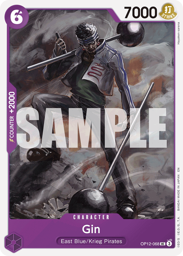 Gin OP12-068 card, Legacy of the Master