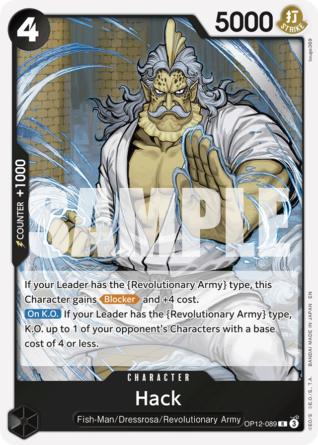 Hack OP12-089 card, Legacy of the Master