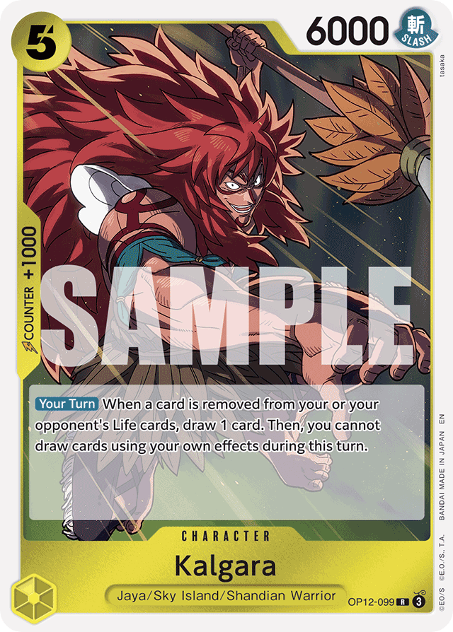 Kalgara OP12-099 card, Legacy of the Master