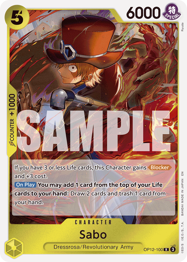 Sabo OP12-100 card, Legacy of the Master