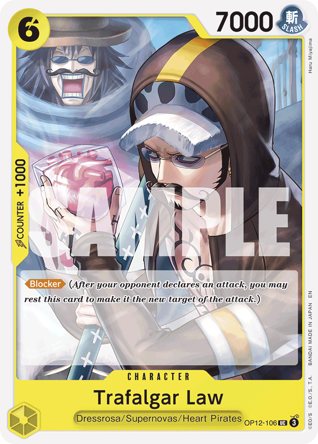 Trafalgar Law OP12-106 card, Legacy of the Master